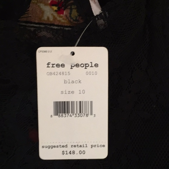 Free people Verushka mini dress color black - Picture 8 of 8